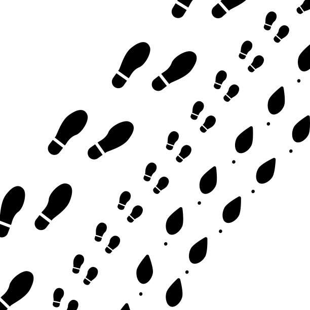 家庭痕迹轮廓图片下载