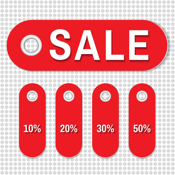 价格标签和标签设置素材图片