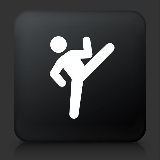 男人踢图标图片下载