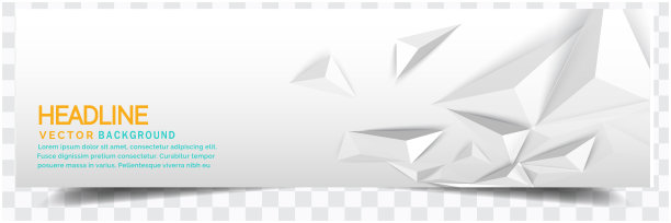 现代白色水晶白色背景标题矢量图像图片下载