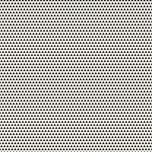 最小单色简单几何三角形无缝图案为背景、壁纸、纹理、横幅、标签等矢量设计图片下载