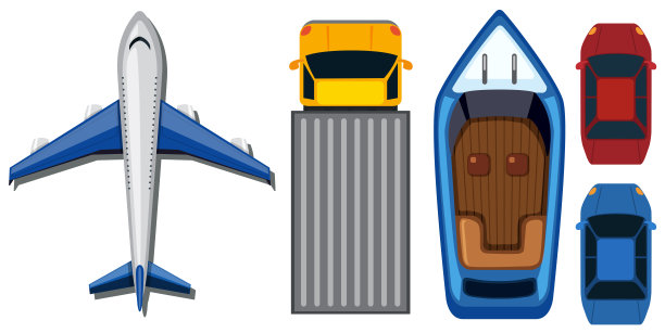 从俯视图的运输类型图片下载