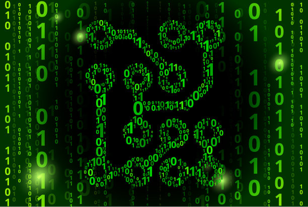 电路二进制码矢量模式背景图片下载