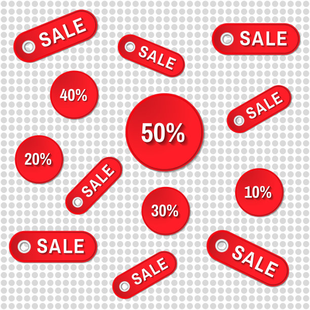 价格标签和标签设置素材图片