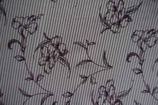 顶视图的条纹织物与印花图片下载