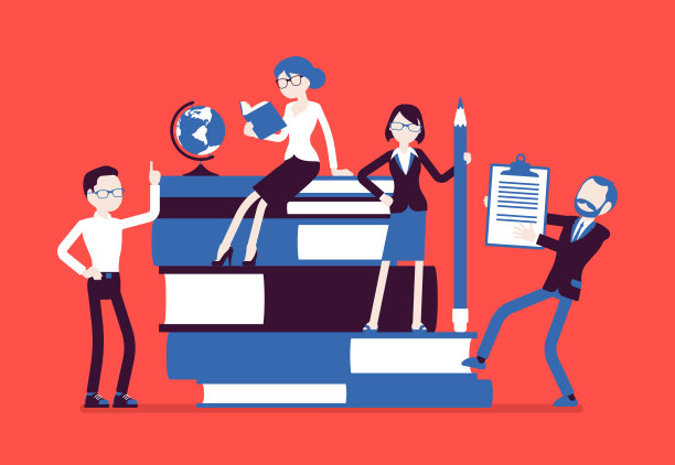 教师们聚在一起阅读巨著图片下载