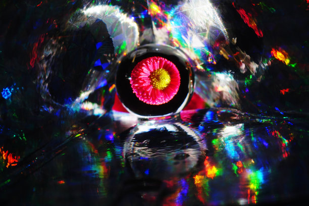 幻想的红色的花图片下载