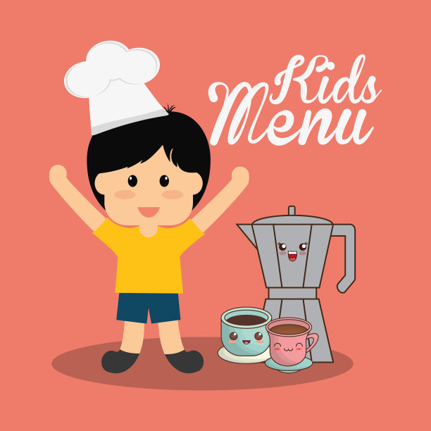 儿童菜单男孩巧克力图片下载