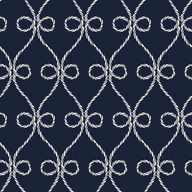 无缝航海绳索图案素材图片