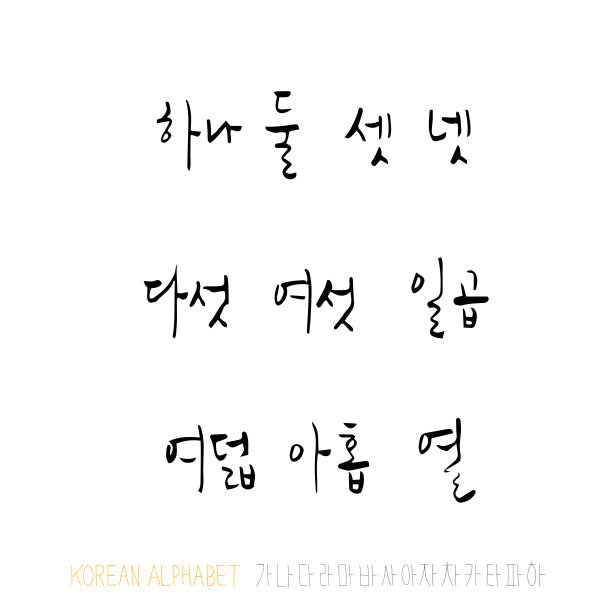 韩国的字母图片下载