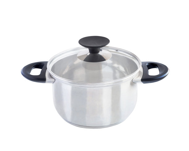 有盖的空炖锅或锅图片下载