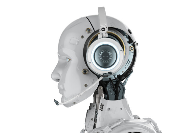 机器人戴耳机图片下载