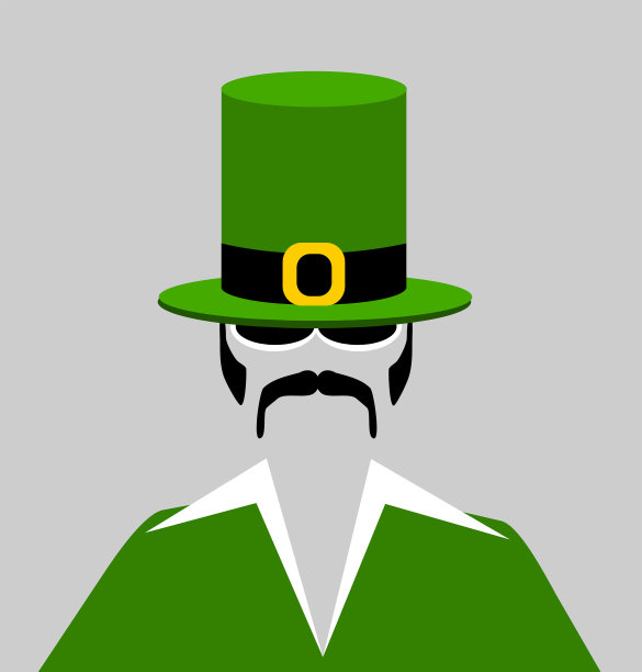 绿色的朝圣者的帽子图片下载