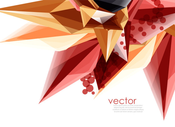 白色背景上的彩色玻璃晶体，用玻璃宝石和拷贝空间的几何抽象构成，背景模板素材图片