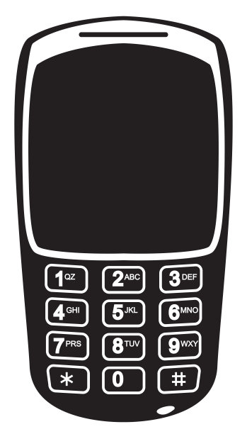 移动黑色剪影与数字图片下载