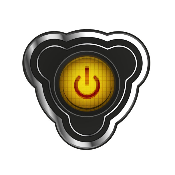 技术未来的启动电源按钮图片下载