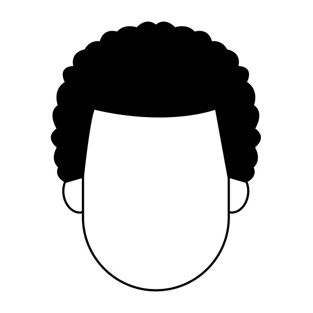 黑白漫画上的无脸男人图片下载