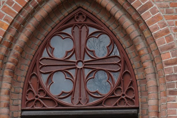 彩色玻璃窗户图片下载