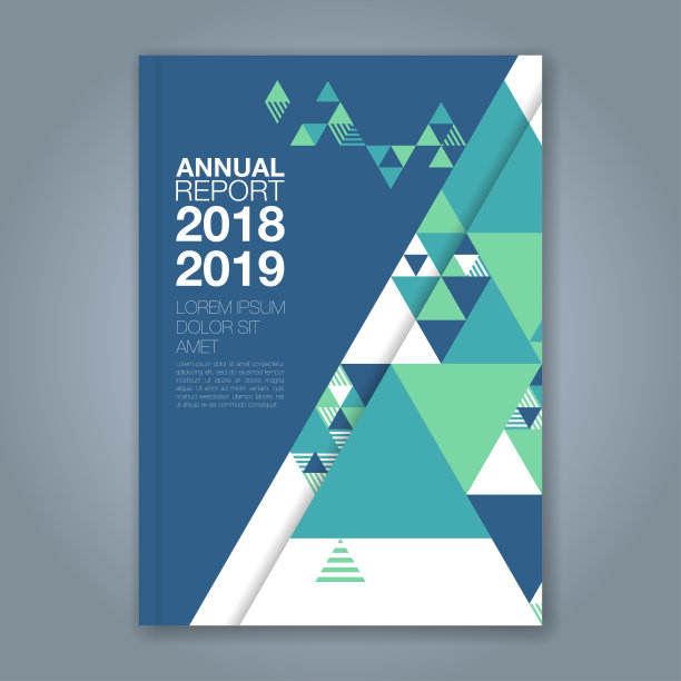 抽象最小几何圆背景为商业年度报告书封面小册子传单海报图片下载