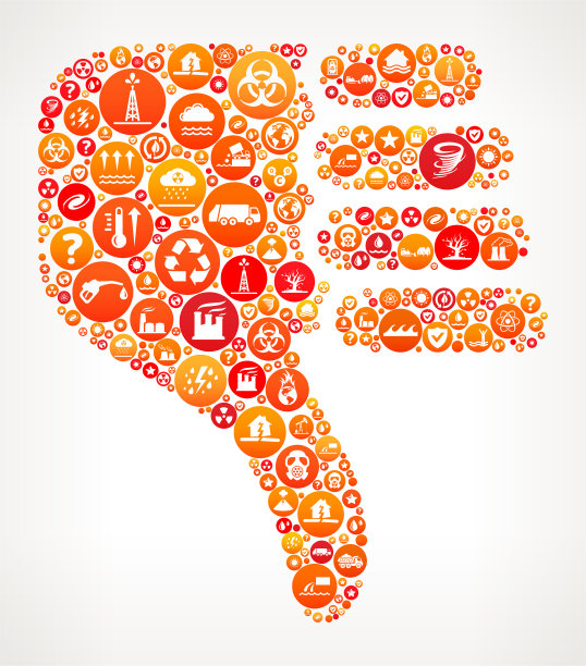 气候变化反对矢量图标图案图片下载