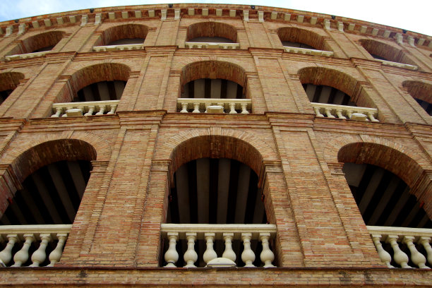 斗牛竞技场外部细节图片下载