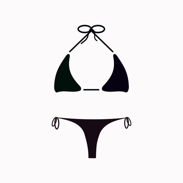 泳装矢量图标。图片下载