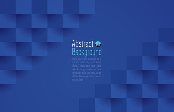 蓝色抽象背景向量。素材图片