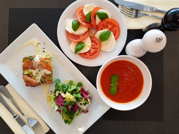 素食午餐图片下载