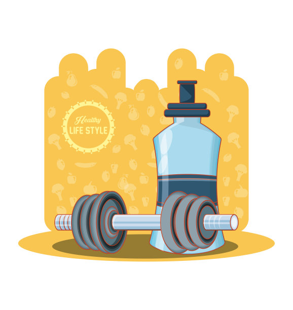 健康生活方式设置图标图片下载