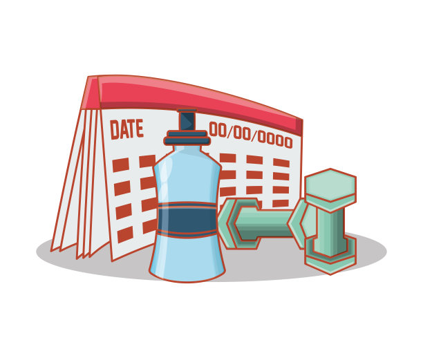 健康生活方式设置图标图片下载