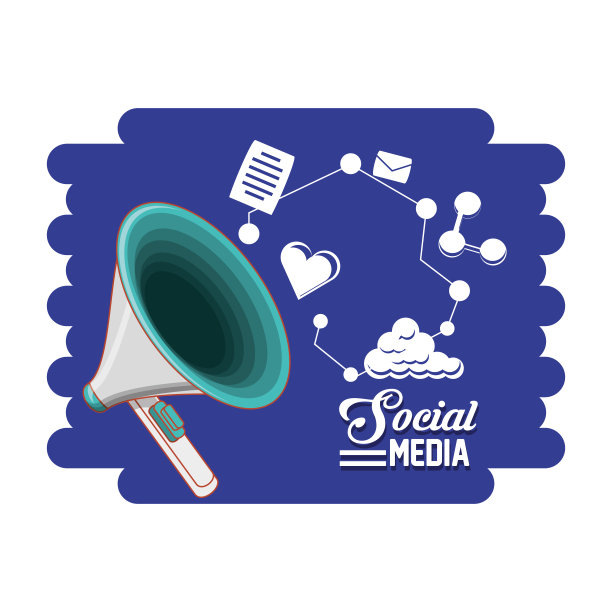 社交媒体集合图标图片下载