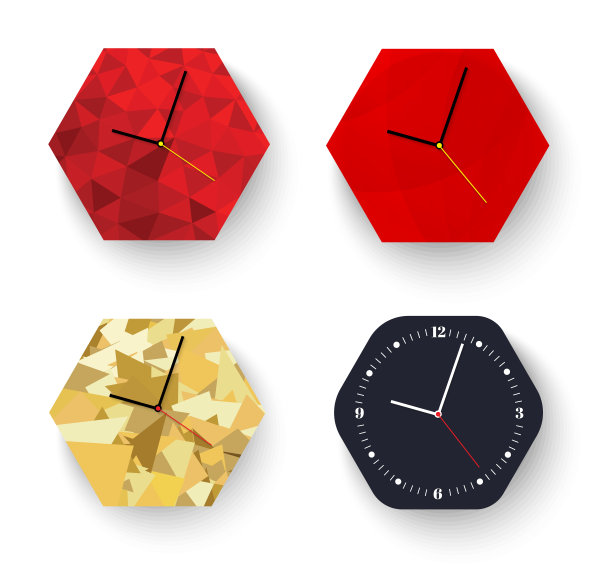 挂钟的办公室。矢量特写中的模板设计。版面为品牌与广告隔离。美丽的和原始的定时器在一个透明的背景。元素向量设计图片下载