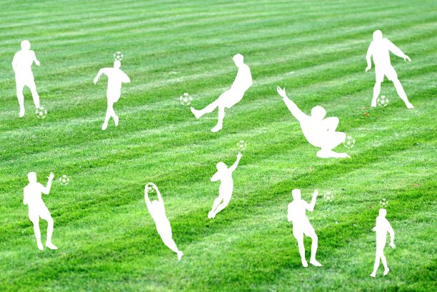 正在训练的足球队图片下载