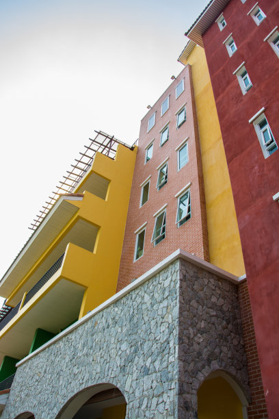 建筑酒店复古多姿多彩图片下载