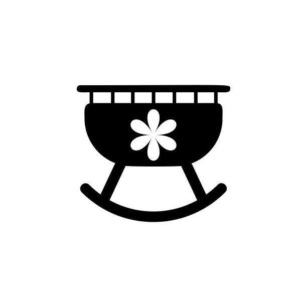 儿童摇椅图标。元素的婴儿图标。优质的平面设计。标志和符号收集图标为网站，网页设计，移动应用程序图片下载