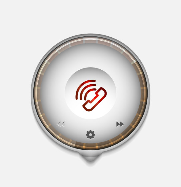 矢量电话支持网页按钮图片下载