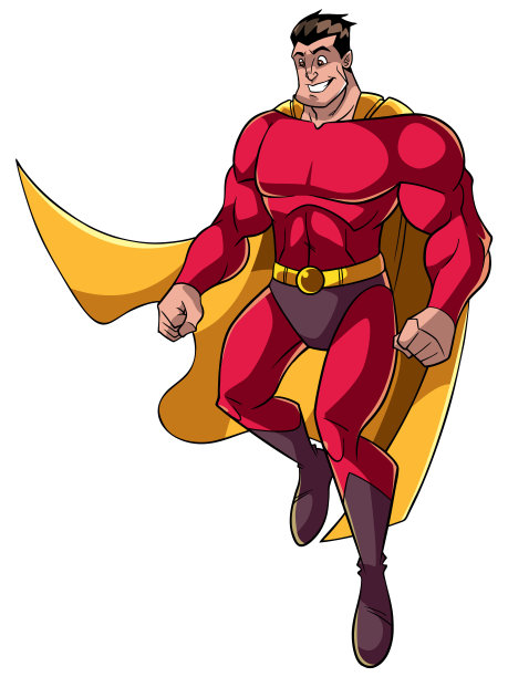 超人飞行的快乐图片下载