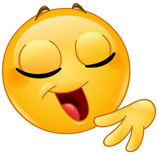 自信的女性表情符号图片下载