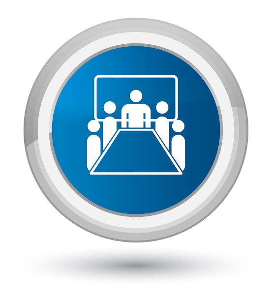 会议室图标主要是蓝色圆形按钮图片下载