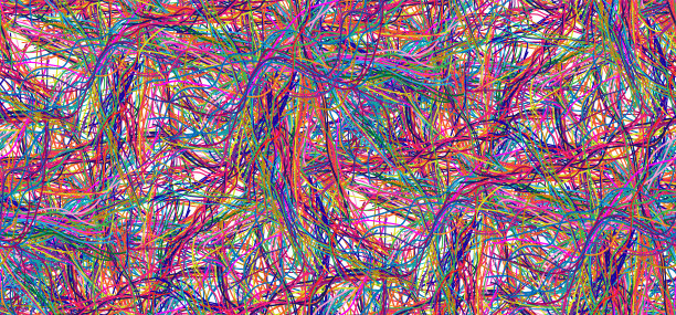 无缝重复的背景从彩色平滑的线图片下载