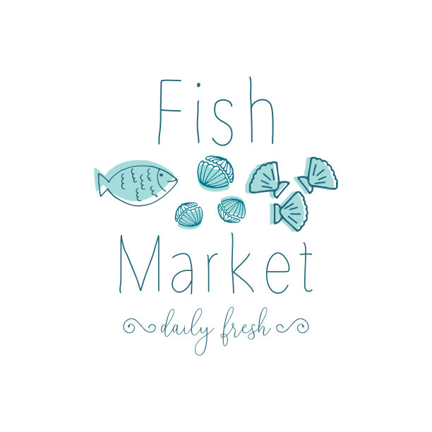 手绘海鲜插画图片下载