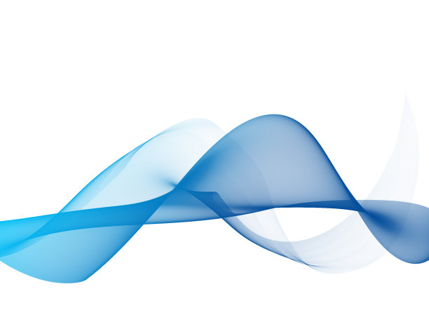 令人敬畏的抽象软蓝色波浪背景图片下载
