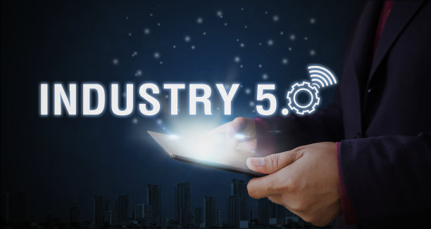 智能工厂工业5.0概念图片下载