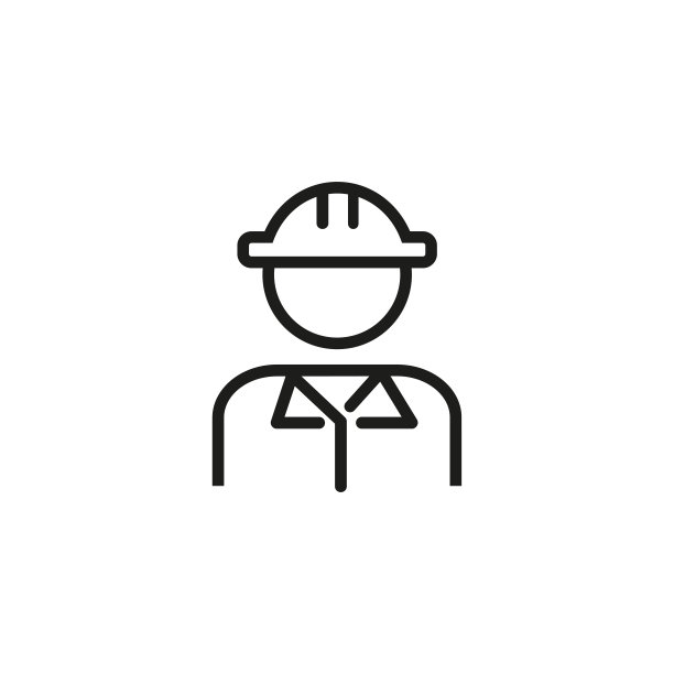 承包商在安全帽图标图片下载