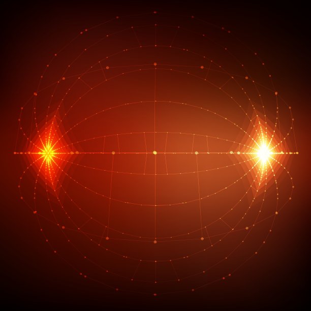 摘要矢量网格背景。在空间中飞行的混沌连接点和多边形。飞扬的瓦砾残片。未来技术风格卡。线、点、圆、面。未来的设计。图片下载