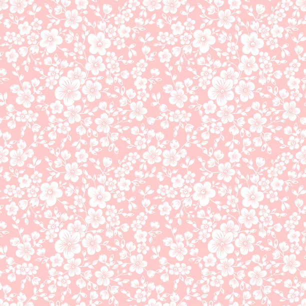 矢量花无缝图案背景。优雅的背景纹理。樱花图片下载