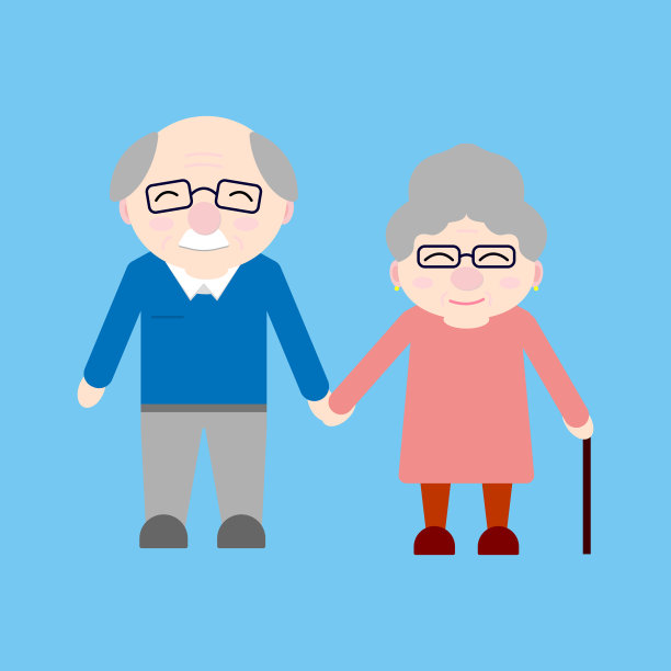快乐的祖父母。老年人。祖父母节图片下载