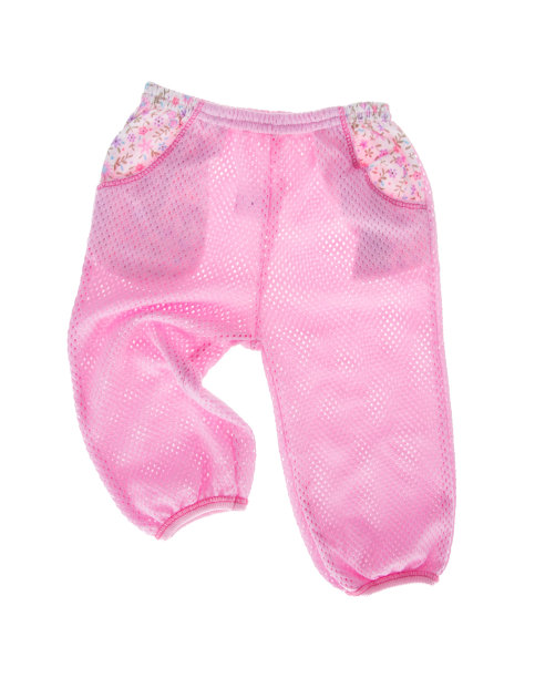 孩子们的裤子被隔离在背景上。图片下载