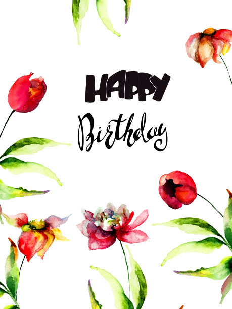 贺卡模板为生日，婚礼和其他节日图片下载