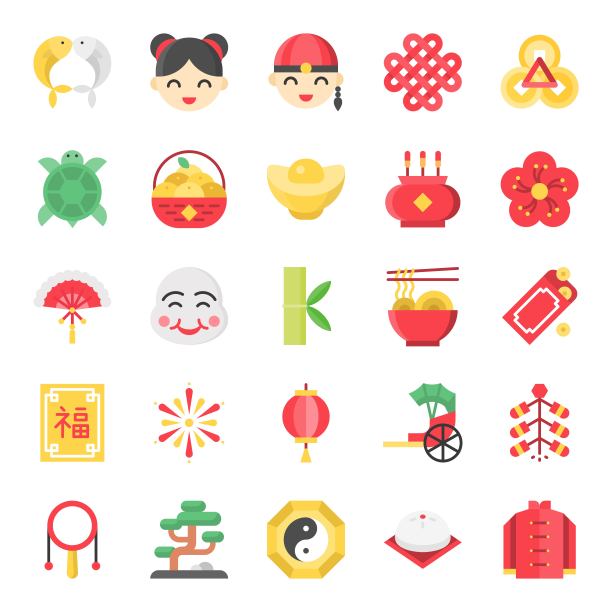 中国新年平图标设置2/2图片下载